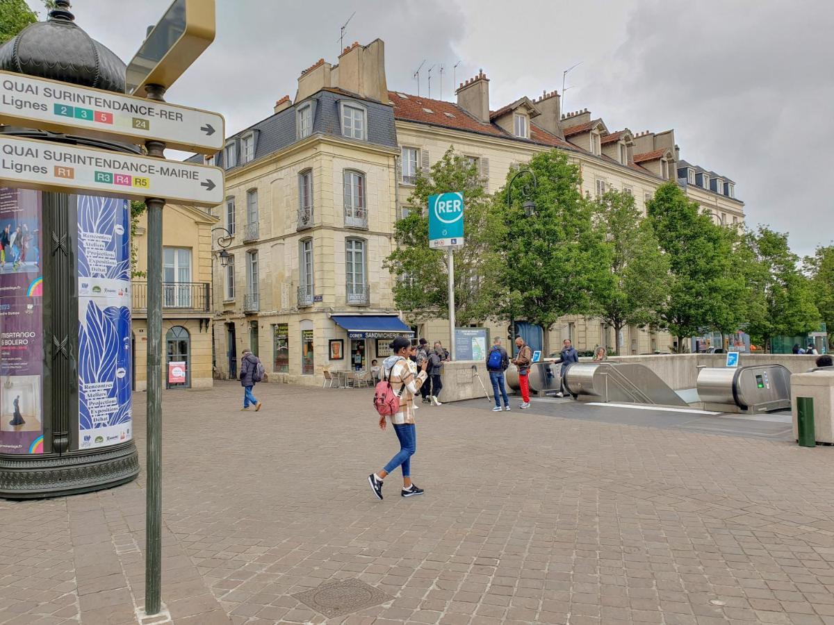 Exigehome-Grand Studio En Centre Ville - 300 M Du Rer A Saint-Germain-en-Laye Eksteriør billede